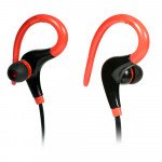 Wholesale Hook Style Wireless Sports Bluetooth Stereo Headset (Red)